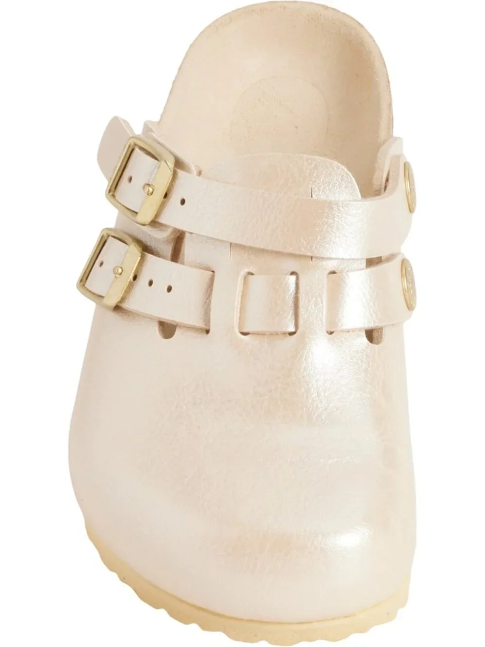 NEW Birkenstock Boston Graceful Clogs Shoes Pearl White Euro 30 Kids Youth 12